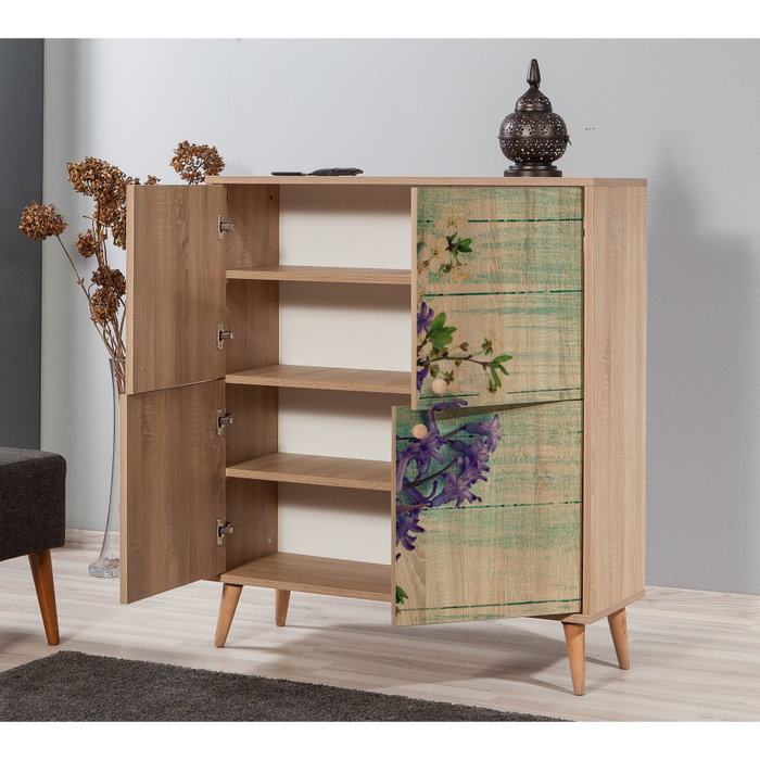Hanah Home Multilux - 727 Armario Multiusos Roble Sonoma